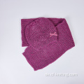 Customized Strick Hut und Schal -Set für Frauen